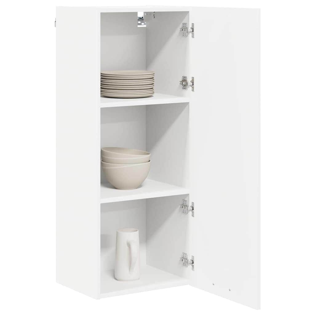 Stylish Hanging Cabinet Riga White Engineered Wood - Premium Comfort