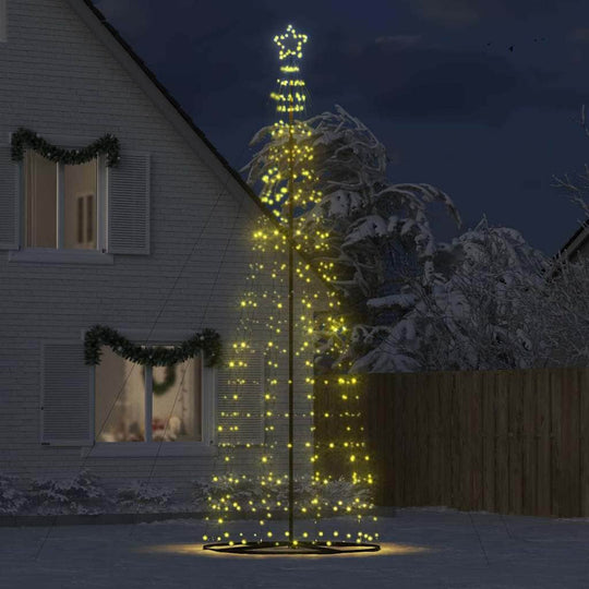 Stylish LED Christmas Tree Warm White Iron - Comfortable Design