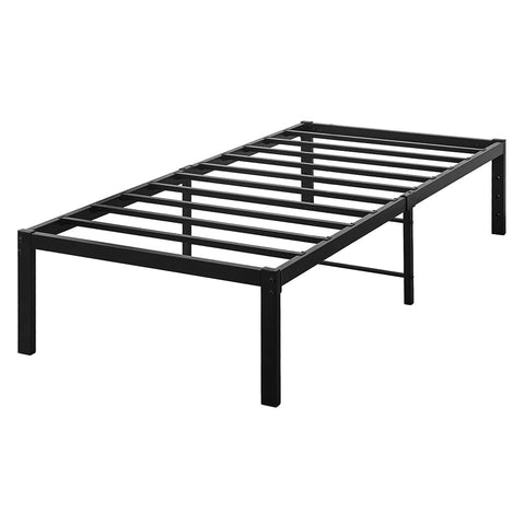Stylish Metal Bed Frame Heavy Duty Storage Space  Easy Assembly