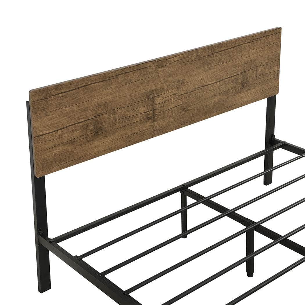 Stylish Metal Bed Frame Queen Mattress