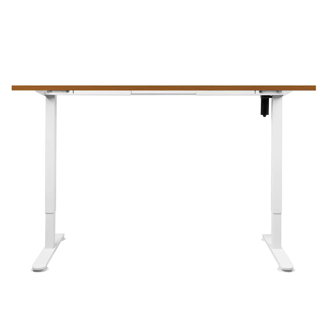 Stylish Motorised Standing Desk Height 120cm Natural 800x 1.5MM
