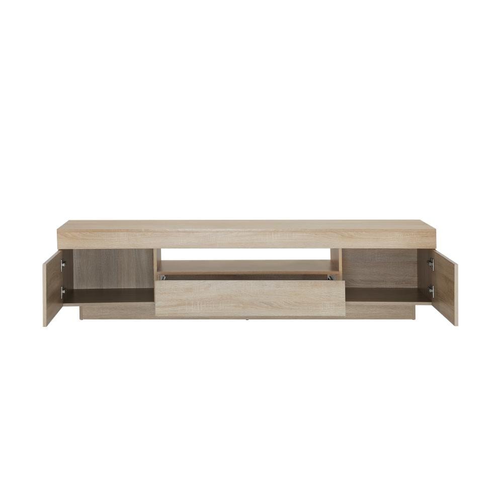 Stylish Natural Storage Entertainment Unit