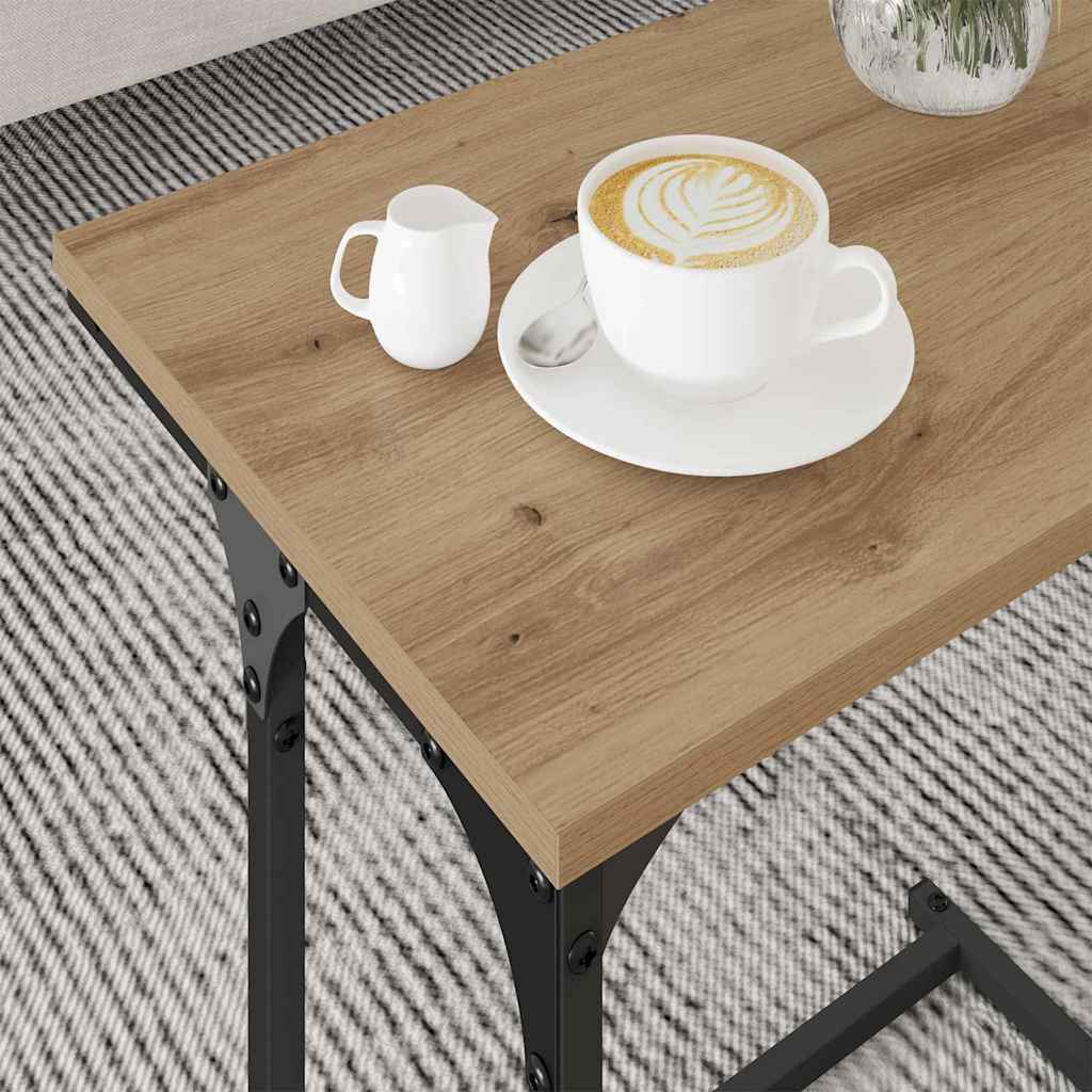 Stylish Nesting Coffee Table 3 pcs Artisan oak 50- High Quality