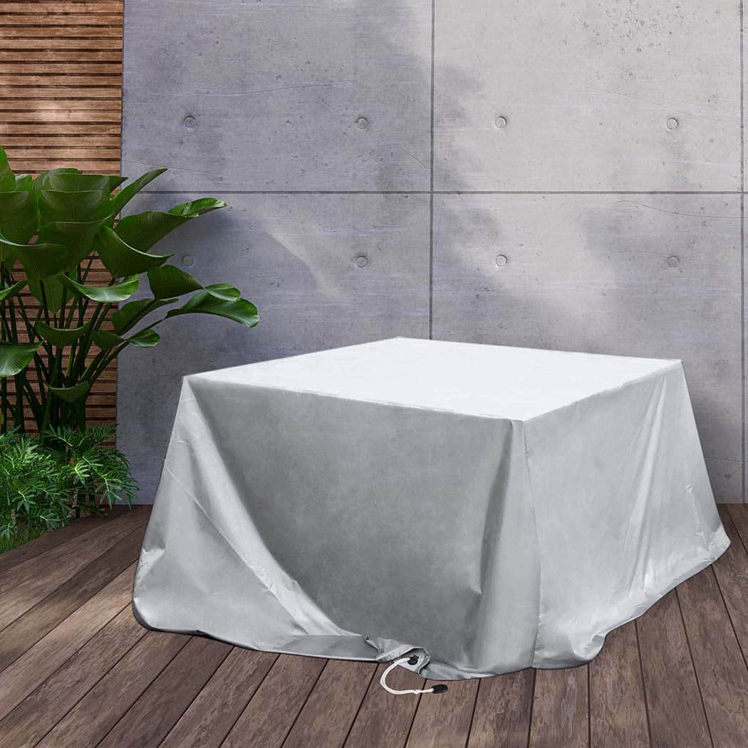 Stylish Outdoor Furniture Cover Waterproof Silver Barrier  Sleek