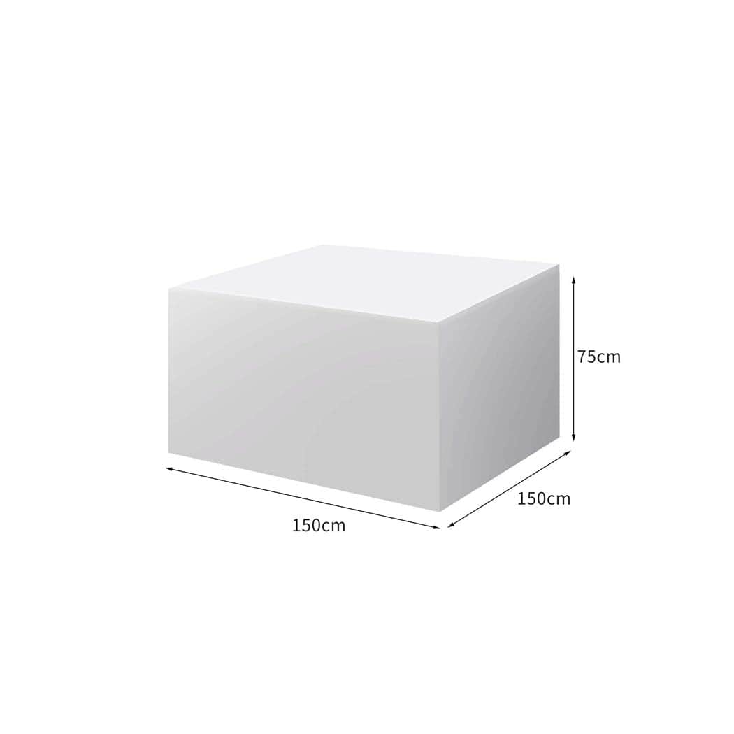 Stylish Outdoor Furniture Cover Waterproof Silver Barrier  Sleek