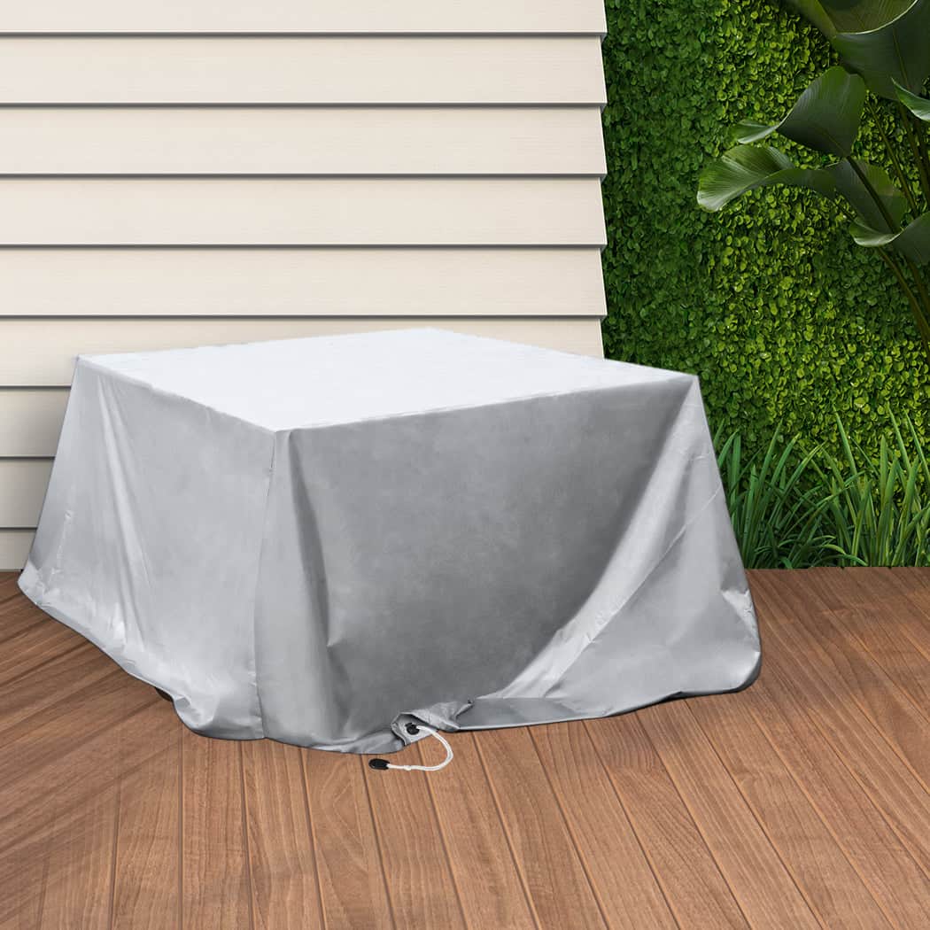 Stylish Outdoor Furniture Cover Waterproof Silver Barrier  Sleek