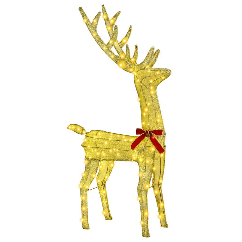 3 Pcs - Stylish Reindeer Family 3 pcs Warm white Fabric - Sleek Modern Look