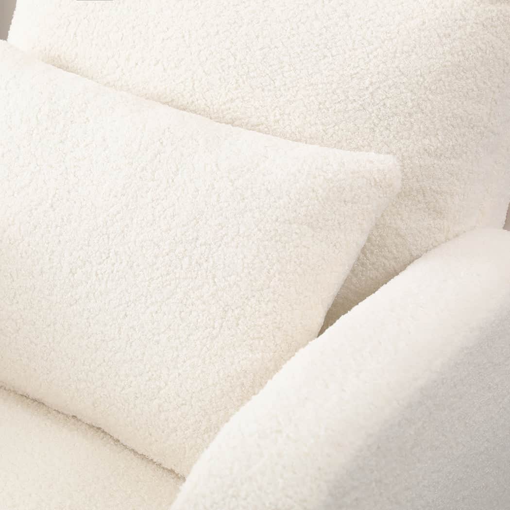 Stylish Rocking Chair Ottoman Footrest With Side Pocket  Comfortable