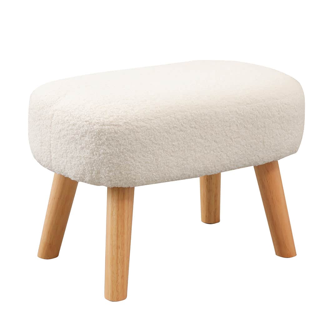 Stylish Rocking Chair Ottoman Footrest With Side Pocket  Comfortable