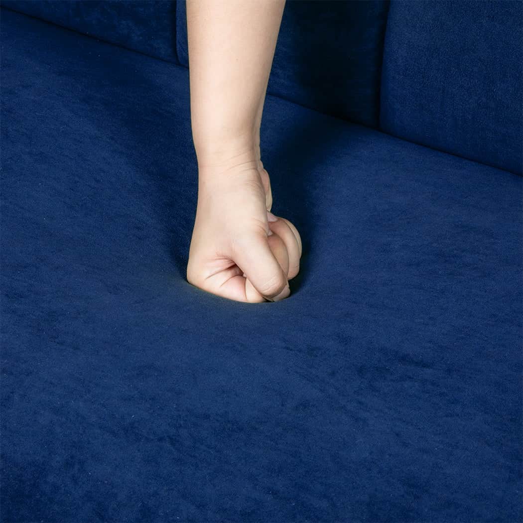 Stylish Sofa Bed Convertible Velvet Lounge Recliner Couch Sleeper 3