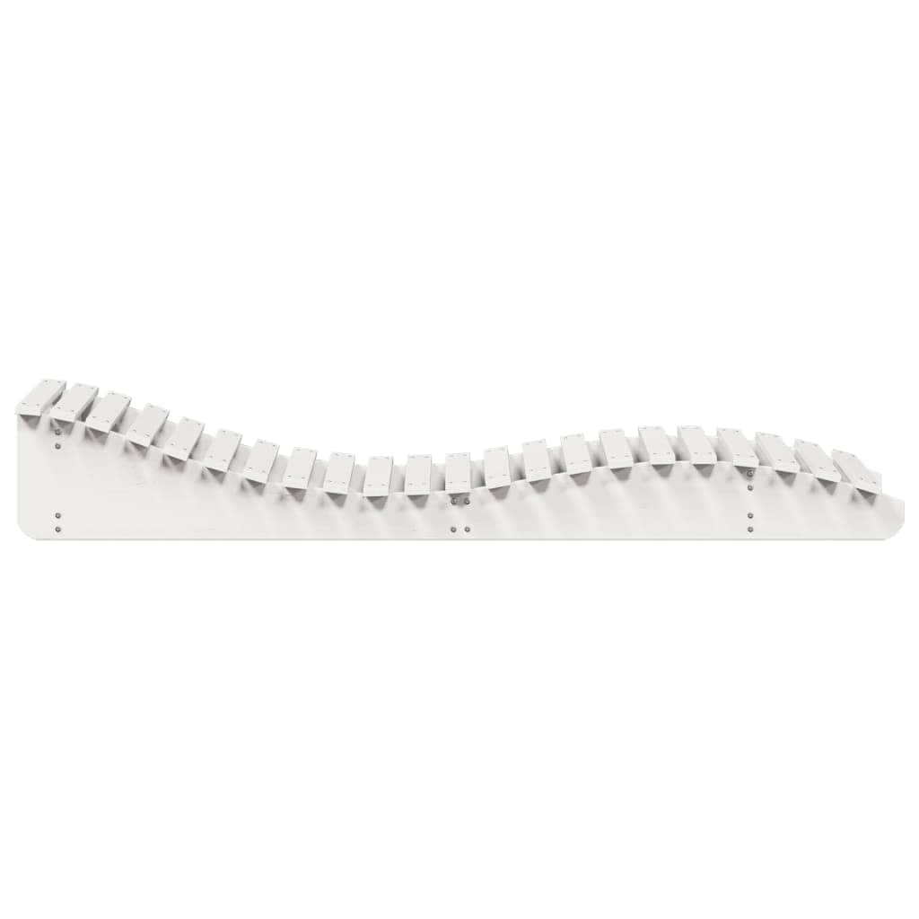 Stylish Sun Lounger White 205x70x31 5 Patio Setup Urban Style