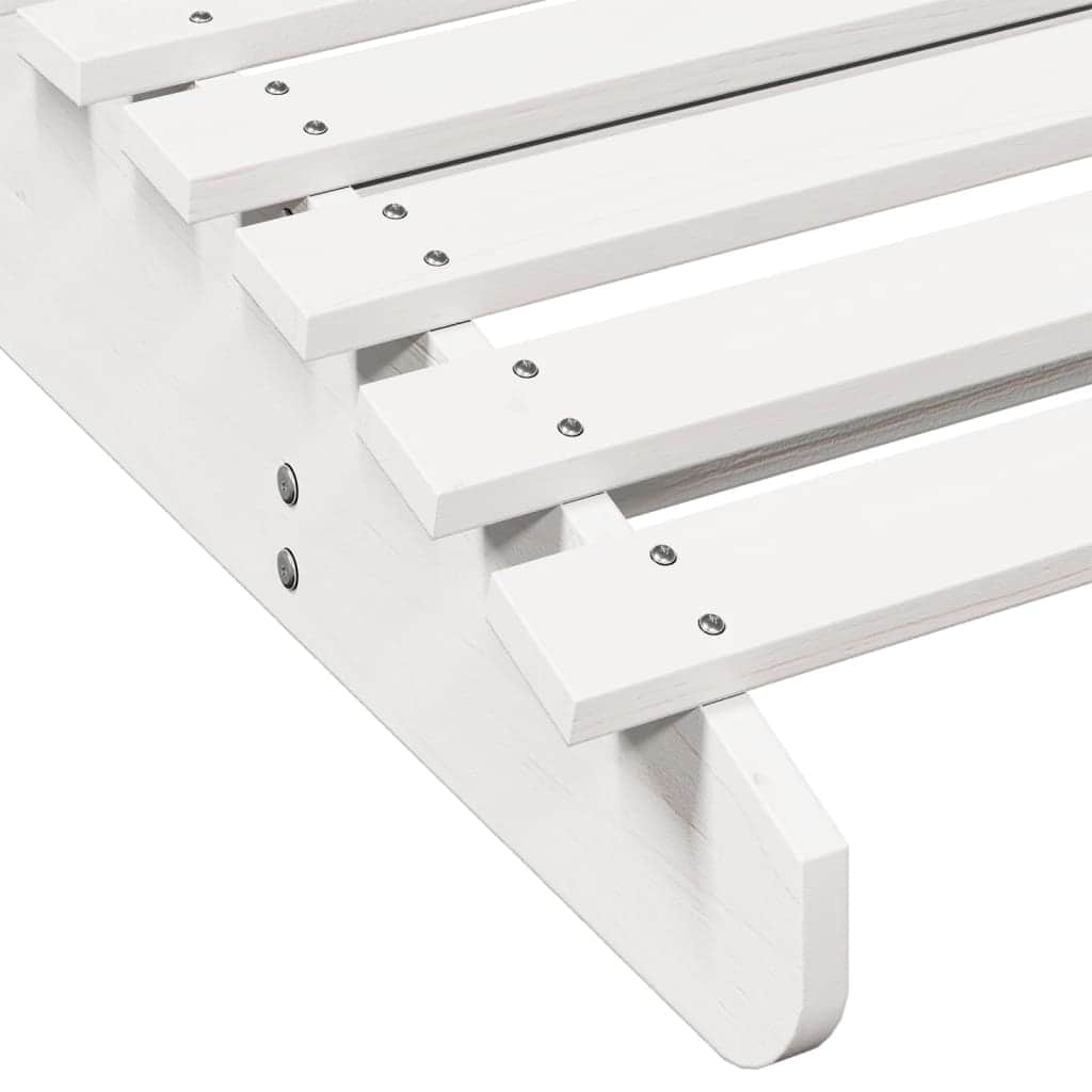 Stylish Sun Lounger White 205x70x31 5 Patio Setup Urban Style