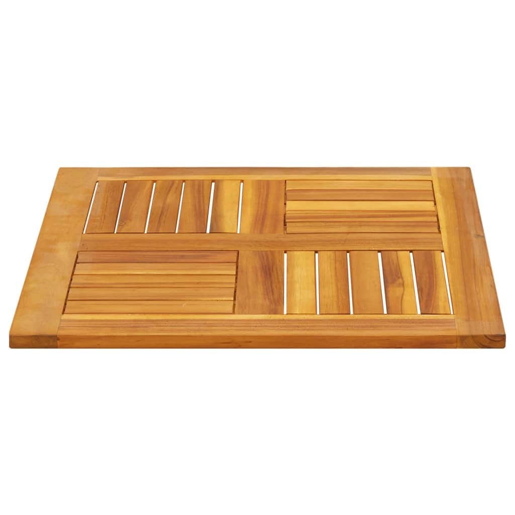 Stylish Table Top Square Solid Wood Acacia