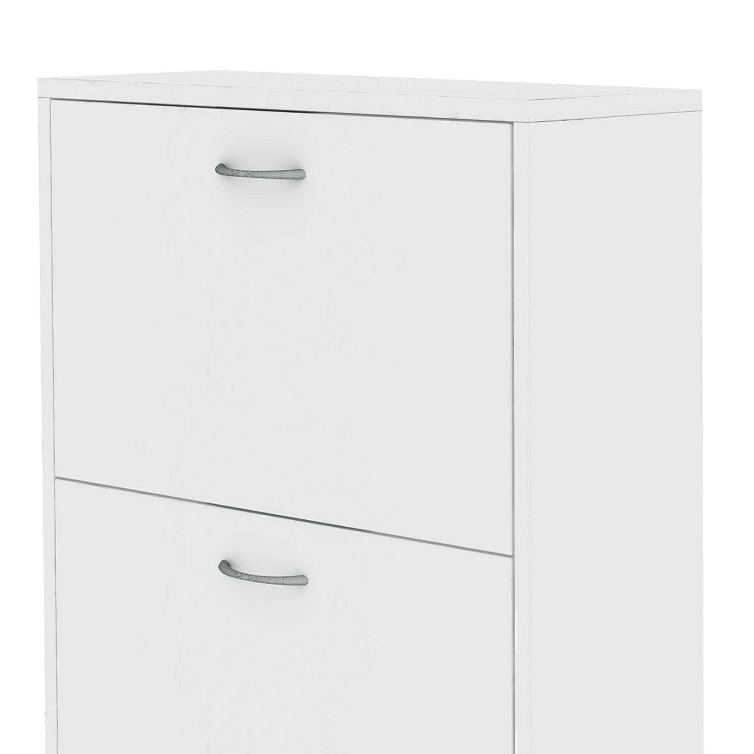 Stylish White Shoe Cabinet for Organized Storage