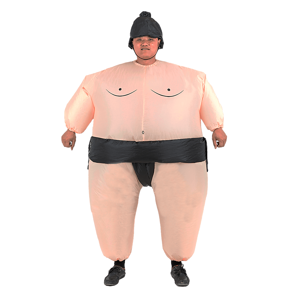 Sumo Fancy Dress Inflatable Suit -Fan Operated Costume