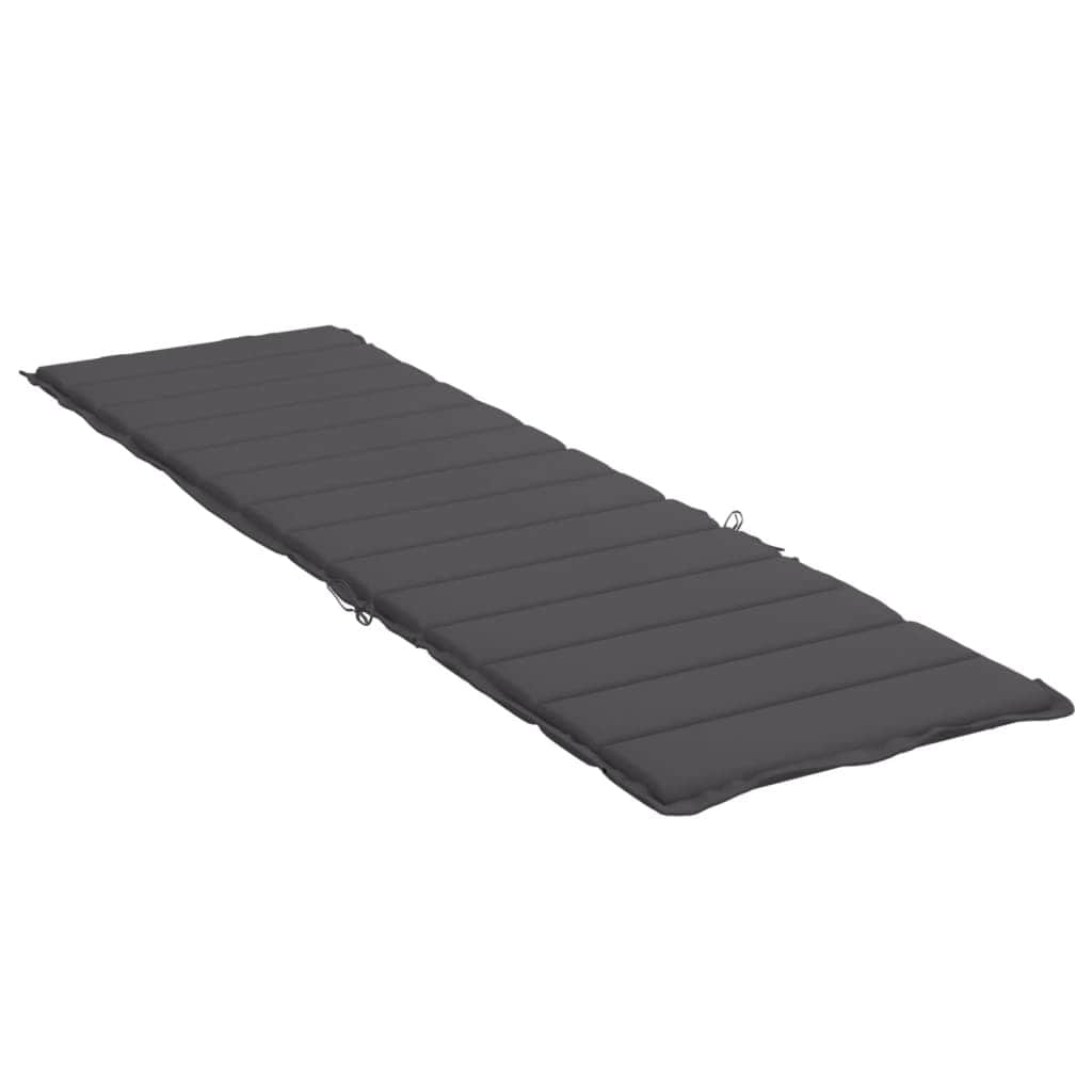 Sun Lounger Cushion Anthracite - Oxford Fabric