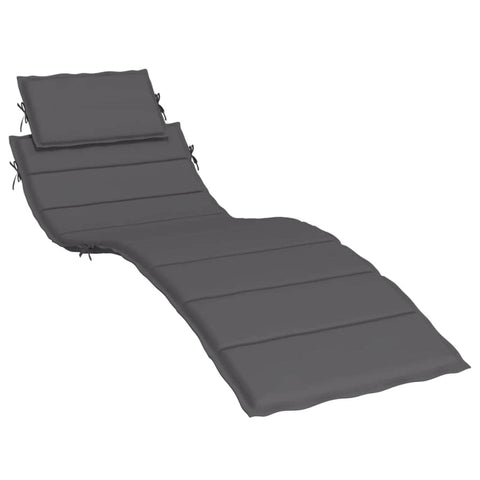 Sun Lounger Cushion Anthracite - Oxford Fabric