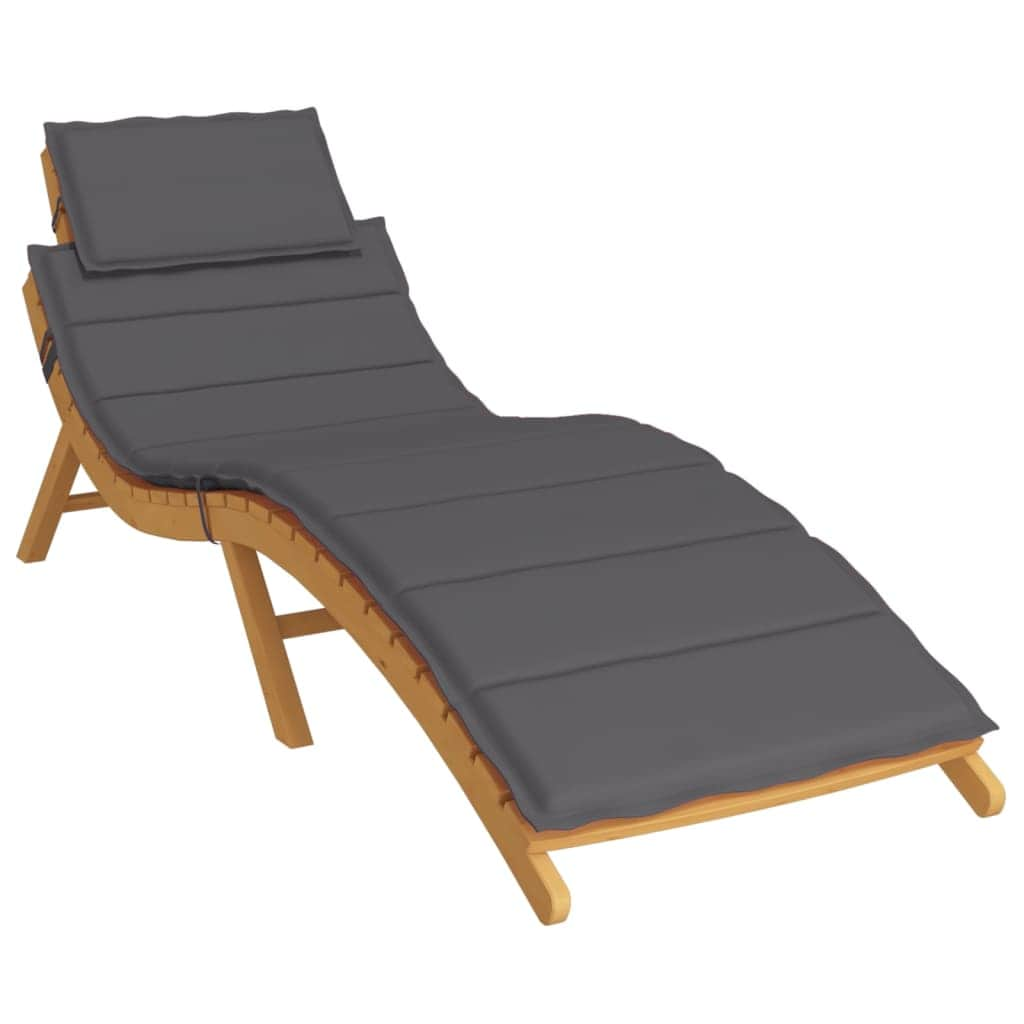 Sun Lounger Cushion Anthracite - Oxford Fabric