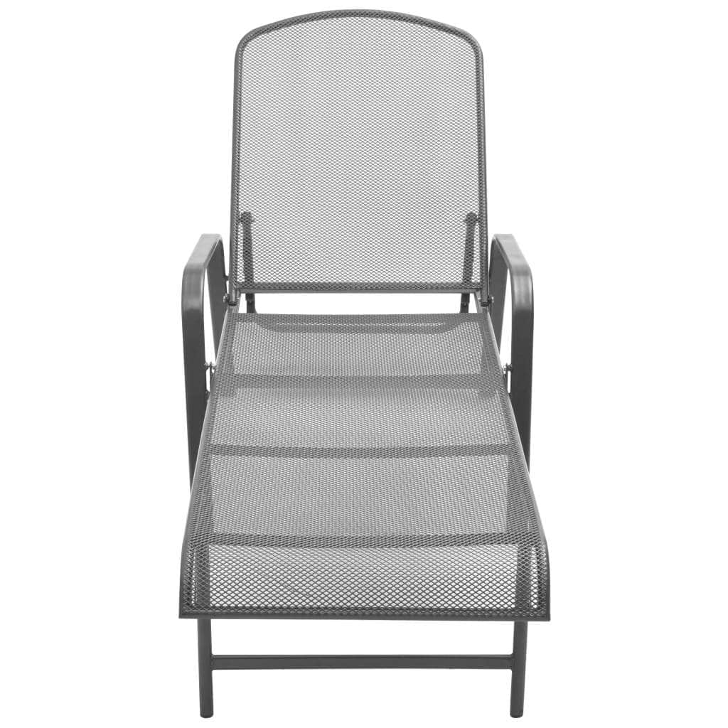 Sun Lounger Steel Anthracite - Simple deals