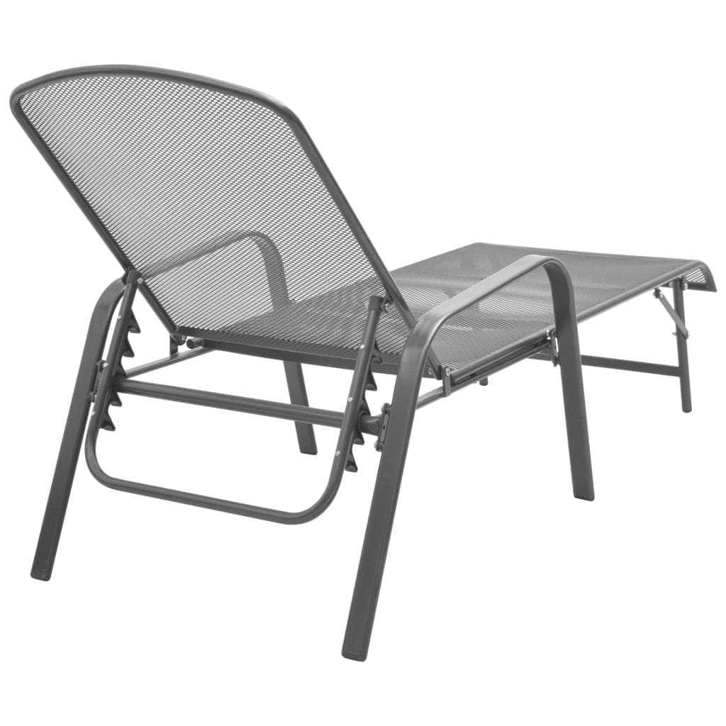 Sun Lounger Steel Anthracite - Simple deals