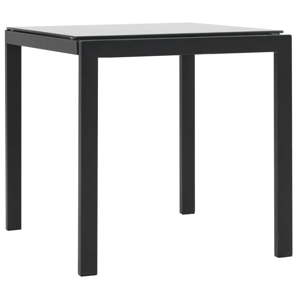 Sun Loungers 2 pcs with Table Poly Rattan and Textilene - Simple deals