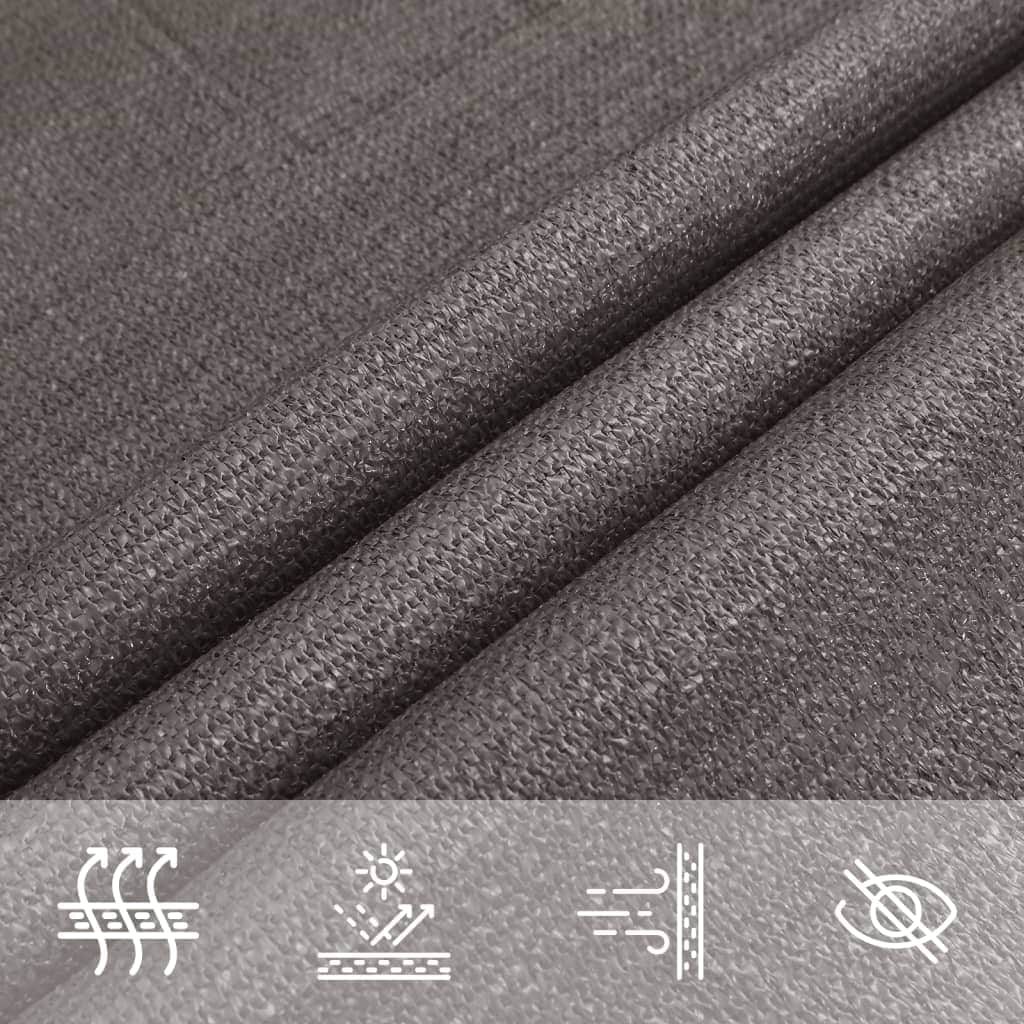 Sunshade Sail HDPE Rectangular Anthracite - Simple deals