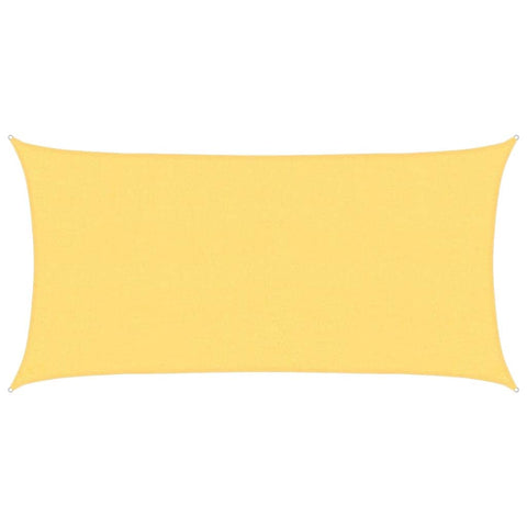 Sunshade Sail HDPE Rectangular Beige