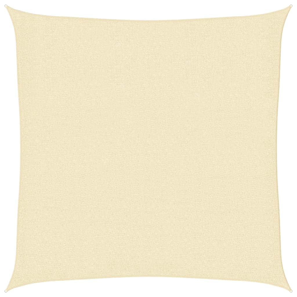 Sunshade Sail HDPE Square  Cream