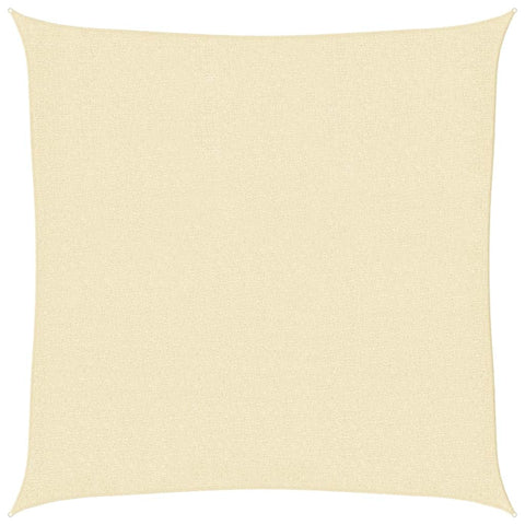 Sunshade Sail HDPE Square  Cream