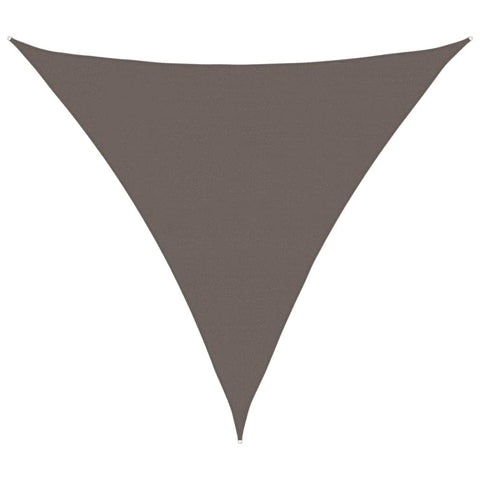 Sunshade Sail HDPE Triangular Anthracite