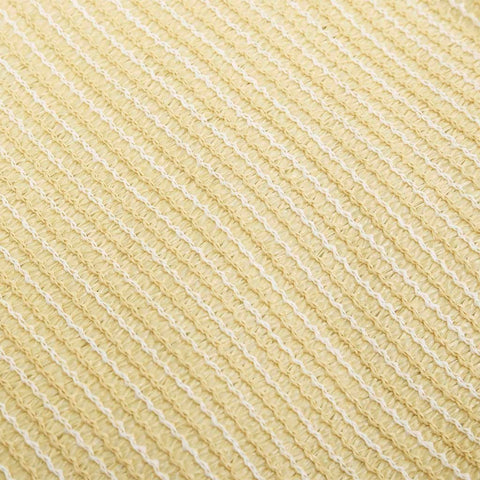 Sunshade Sail HDPE Triangular Beige