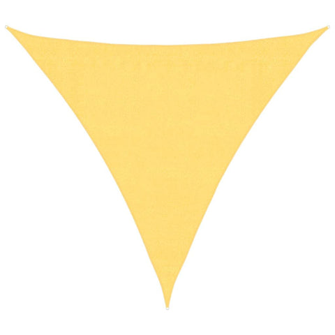 Sunshade Sail HDPE Triangular  Beige