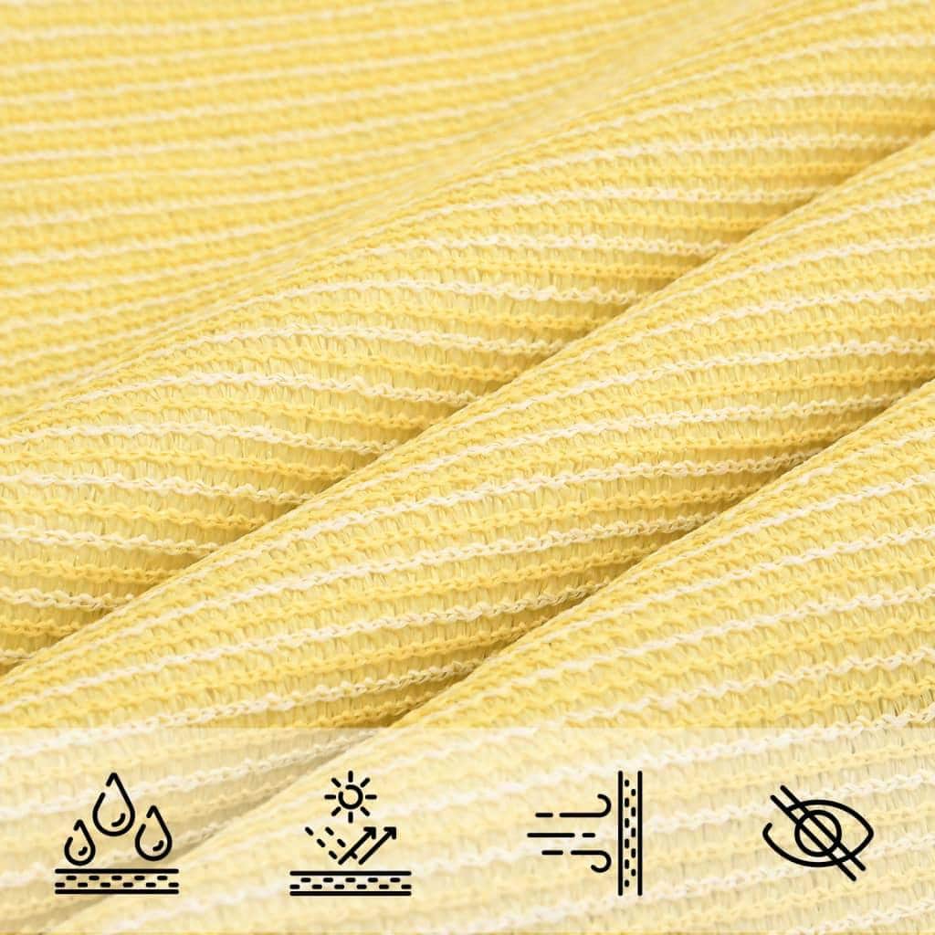 Sunshade Sail HDPE Triangular  Beige