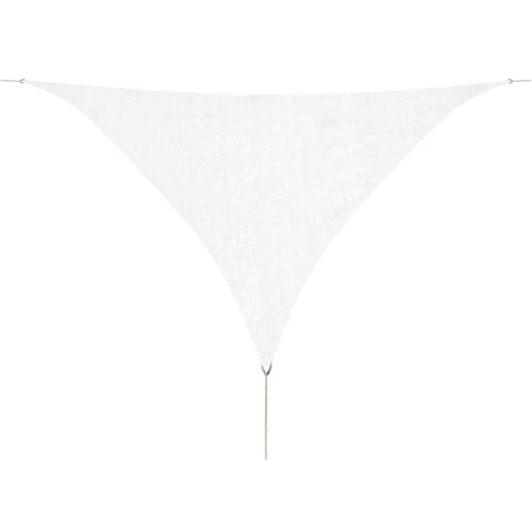 Sunshade Sail HDPE Triangular  White