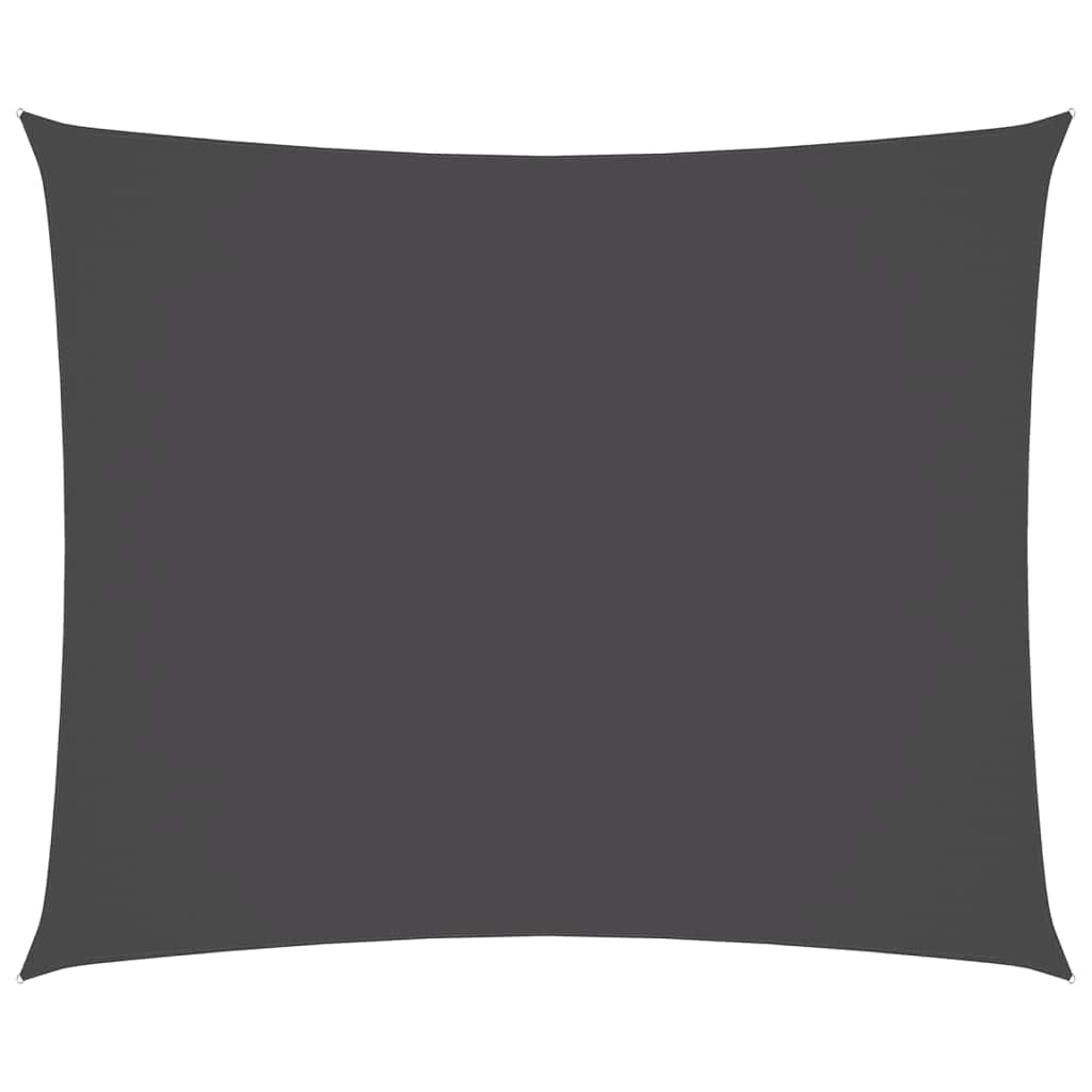 Sunshade Sail Oxford Fabric Rectangular Anthracite