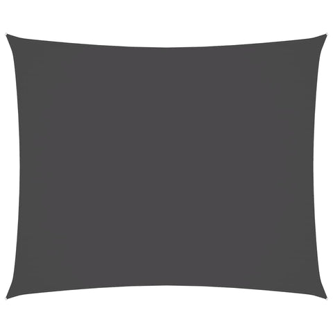 Sunshade Sail Oxford Fabric Rectangular Anthracite
