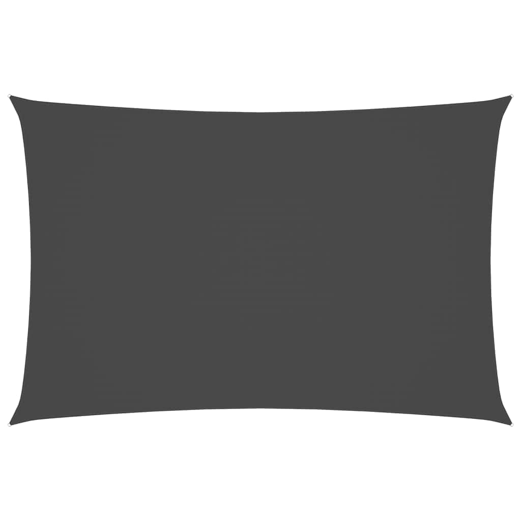 Sunshade Sail Oxford Fabric Rectangular Anthracite - Simple deals