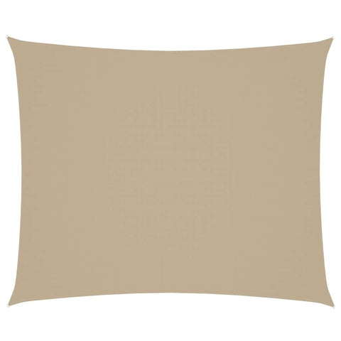 Sunshade Sail Oxford Fabric Rectangular  Beige