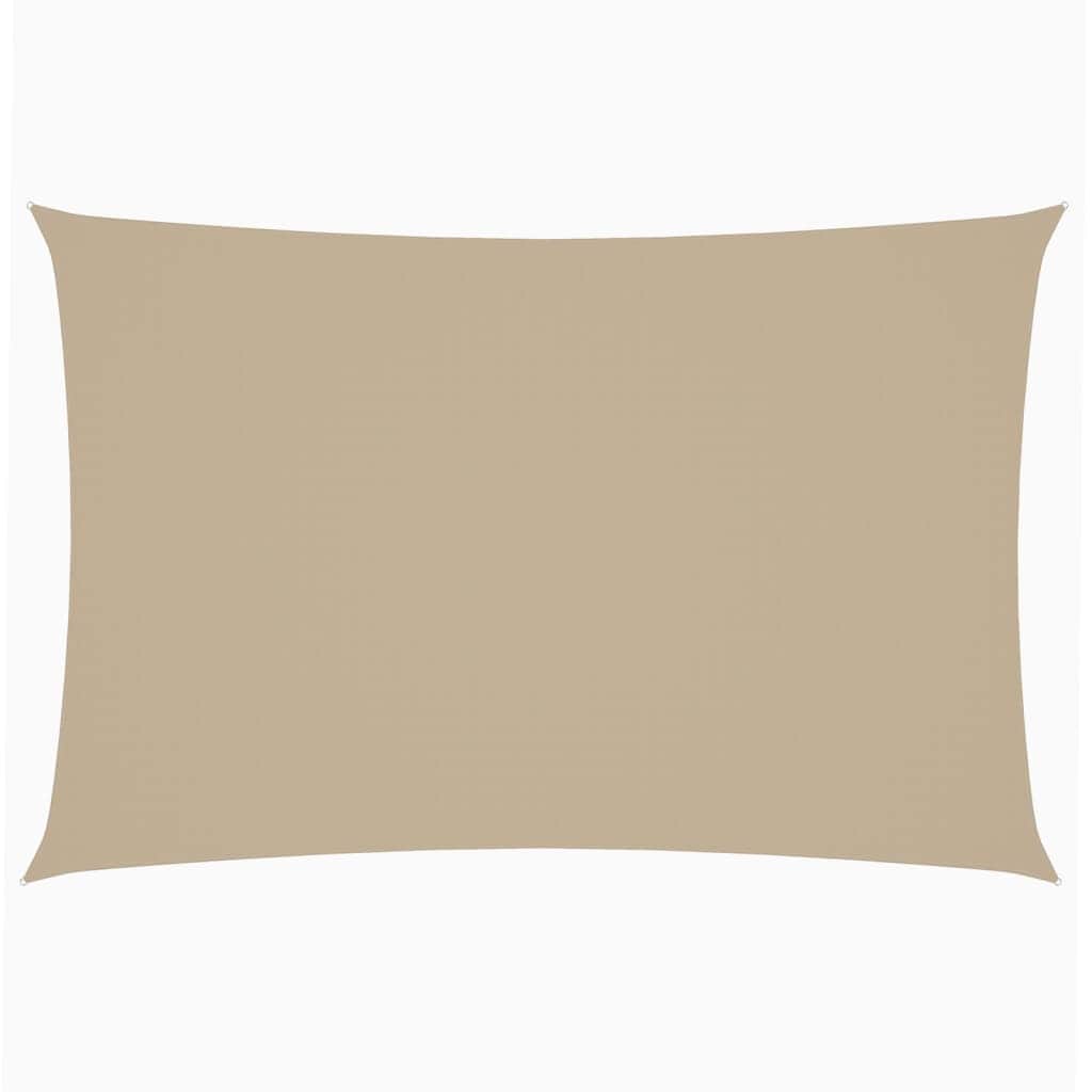 Sunshade Sail Oxford Fabric Rectangular Beige - Simple deals