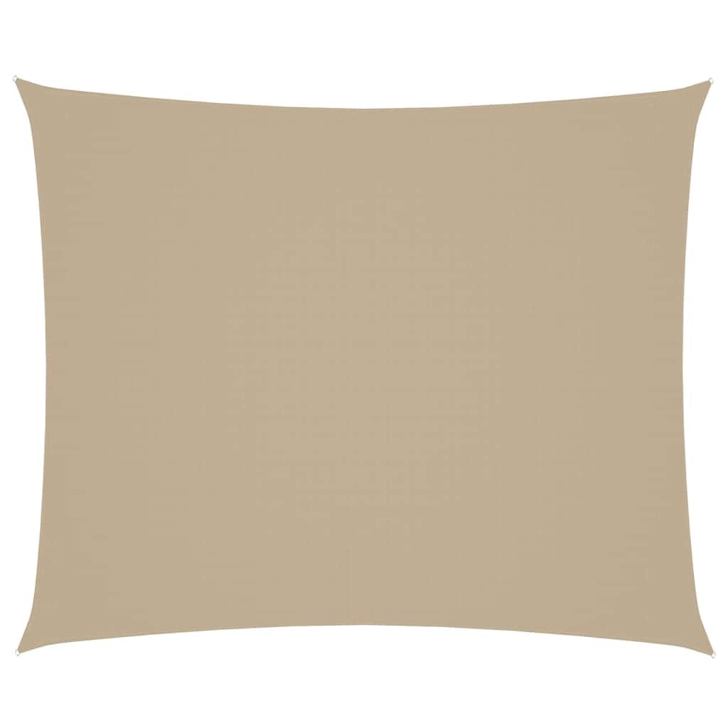 Sunshade Sail Oxford Fabric Rectangular Beige - Simple deals