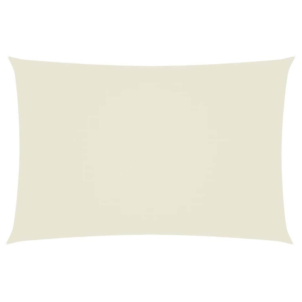 Sunshade Sail Oxford Fabric Rectangular Cream