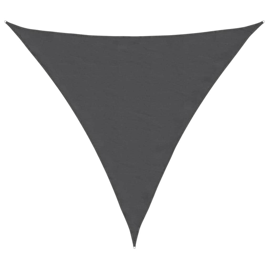 Sunshade Sail Oxford Fabric Triangular Anthracite - Simple deals