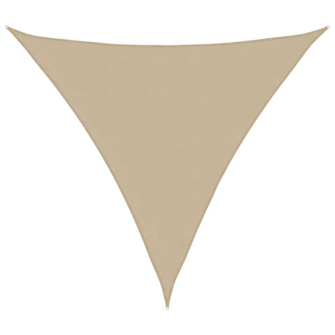 Sunshade Sail Oxford Fabric Triangular  Beige
