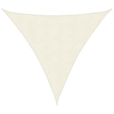 Sunshade Sail Oxford Fabric Triangular  Cream