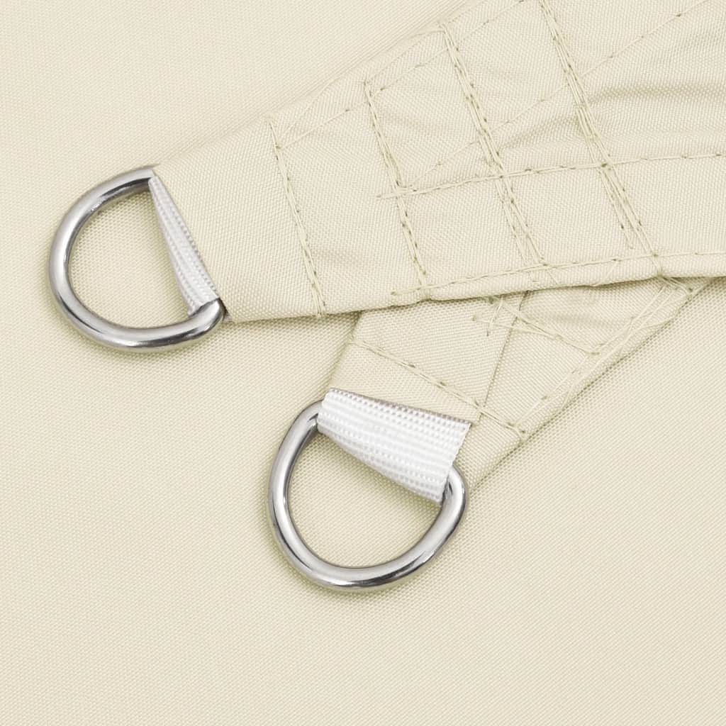 Sunshade Sail Oxford Fabric Triangular  Cream