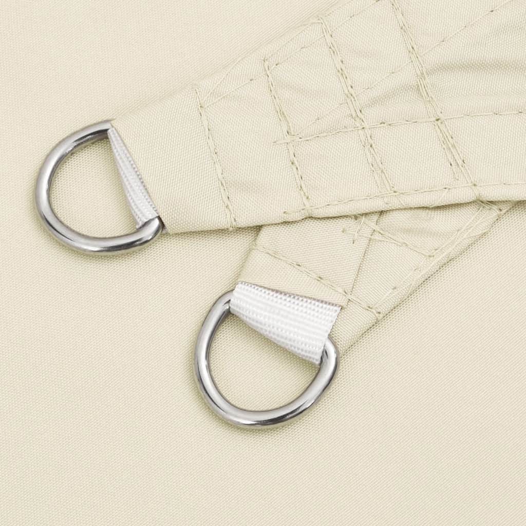Sunshade Sail Oxford Fabric Triangular Cream