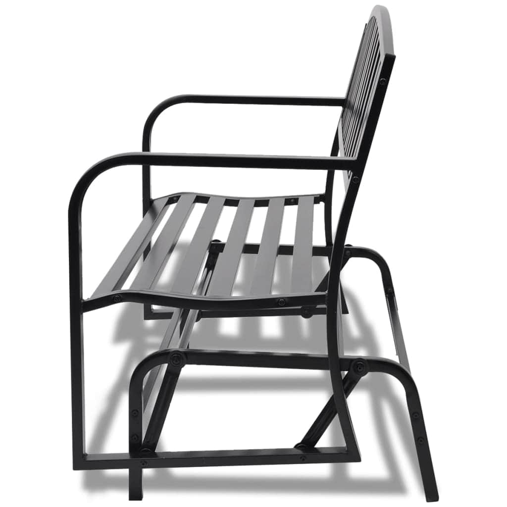 Swing Bench Black Steel - Simple deals