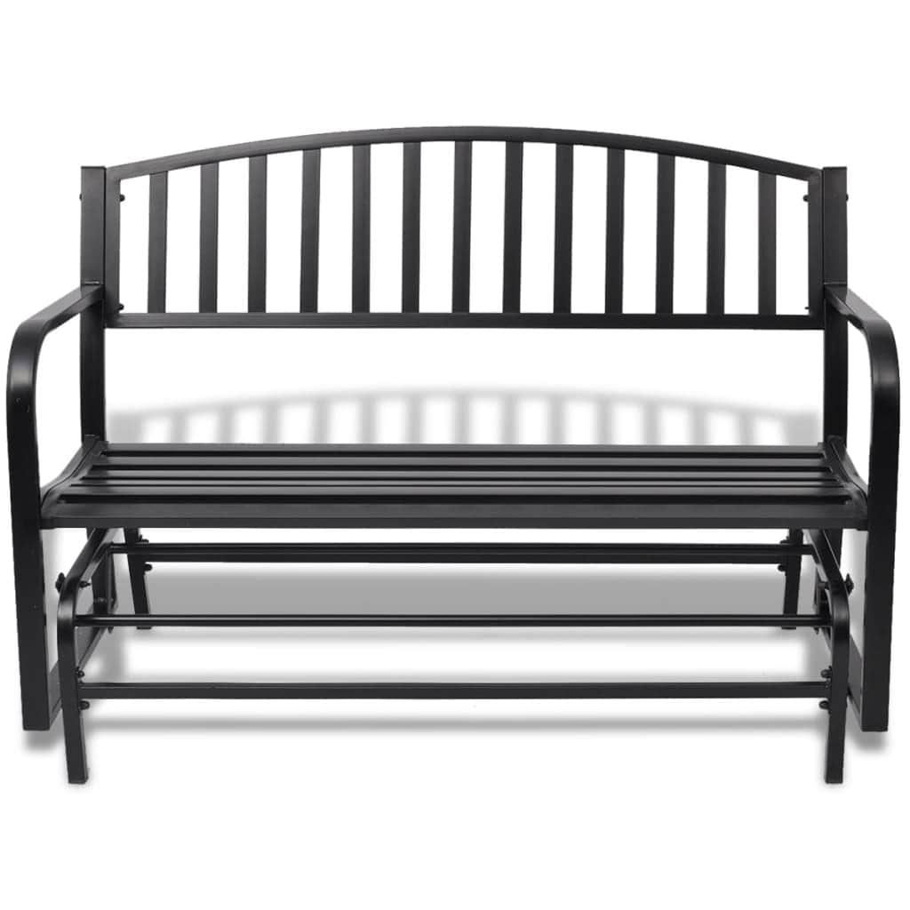 Swing Bench Black Steel - Simple deals