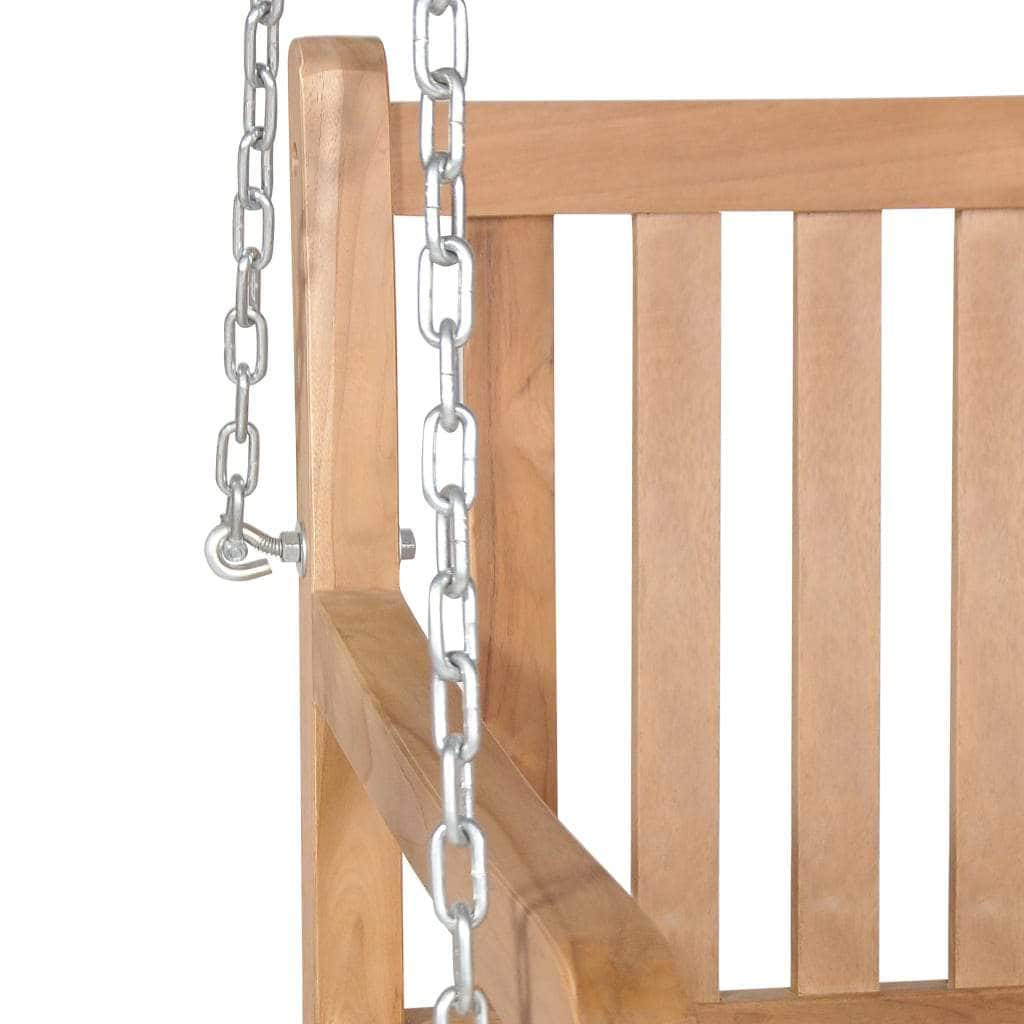 Swing Bench Solid Teak  Brown