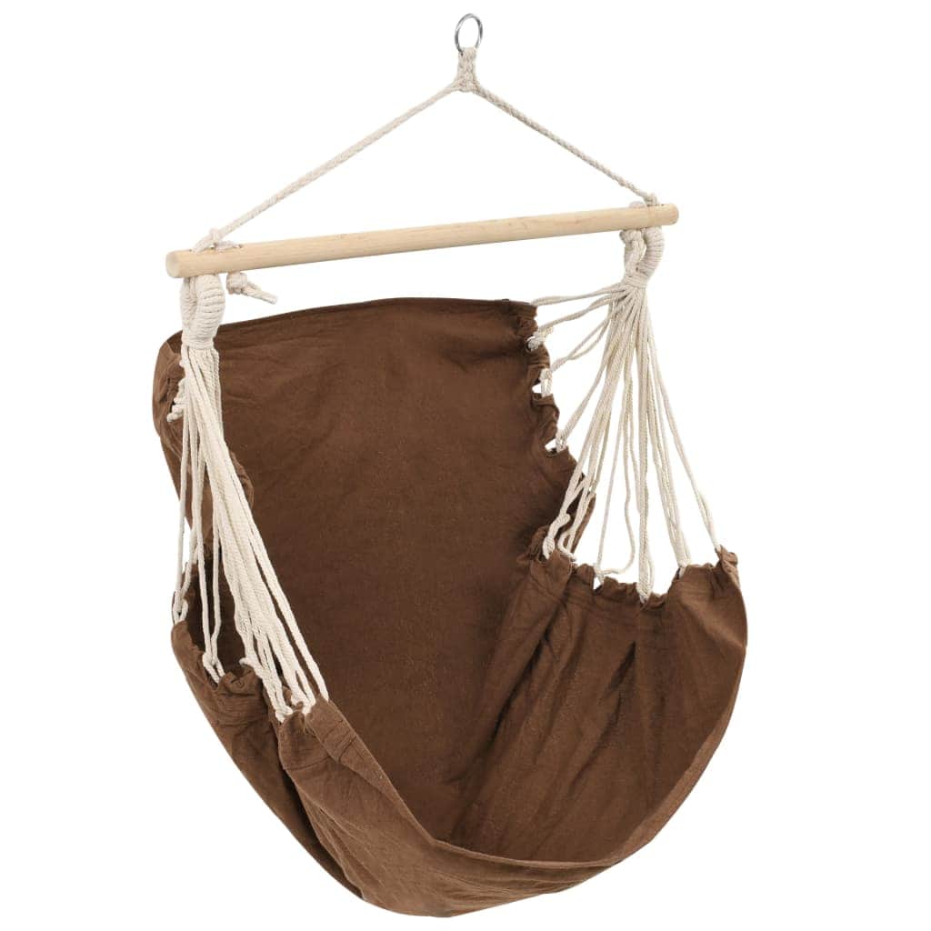 Swing Chair Fabric Cream White/Brown - Simple deals